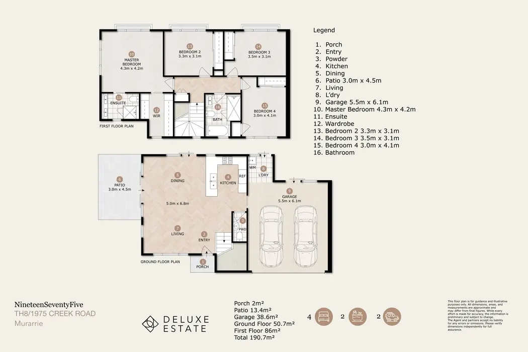 Townhouse floor plan